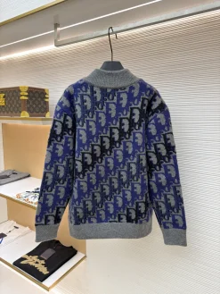 Alternative view of DIOR Coats & Jackets Wool Blend (Blue-Gray-Black) XS-L D65202607120210