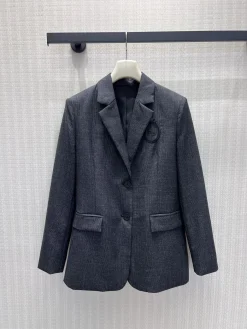 DIOR Coats & Jackets Wool (Gray) 36-40 D65202607050254
