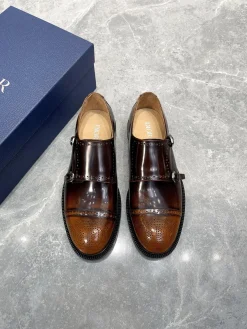 DIOR Formal Shoes Calfskin Leather (Brown) EU39-44 D30202607050253