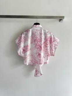 Alternative view of DIOR Shirts & Polos Cotton (White-Pink) S-L B25202607050264
