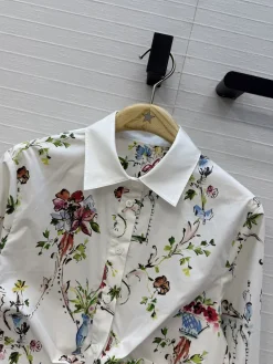 Alternative view of DIOR Shirts & Polos Cotton (White-Red-Green-Blue-Yellow) 36 B55202607050263