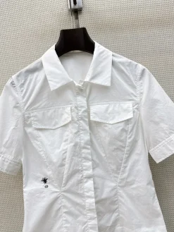 Alternative view of DIOR Shirts & Polos Cotton (White) S-M-L B25202607050256