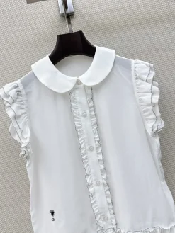 Alternative view of DIOR Shirts & Polos Cotton (White) S-M-L C05202607050274