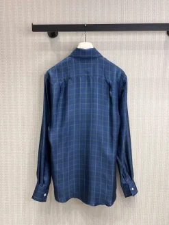 Alternative view of DIOR Shirts & Polos Satin (Blue-Green) S-L D95202607050273