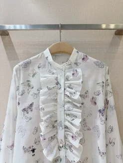 Alternative view of DIOR Shirts & Polos (White-Purple-Green) S-XL B30202607050276