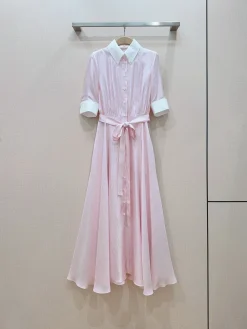 DIOR Skirts & Dresses Cotton Blend (Pink-White) S-XL E80202607050292