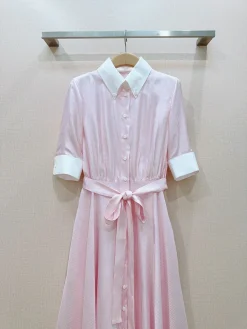 Alternative view of DIOR Skirts & Dresses Cotton Blend (Pink-White) S-XL E80202607050292