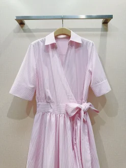 Alternative view of DIOR Skirts & Dresses Cotton (Pink-White) S-XL C10202607050284