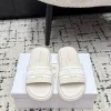 DIOR Slides & Slippers Canvas (White-Beige) EU35-42 B40202607050202