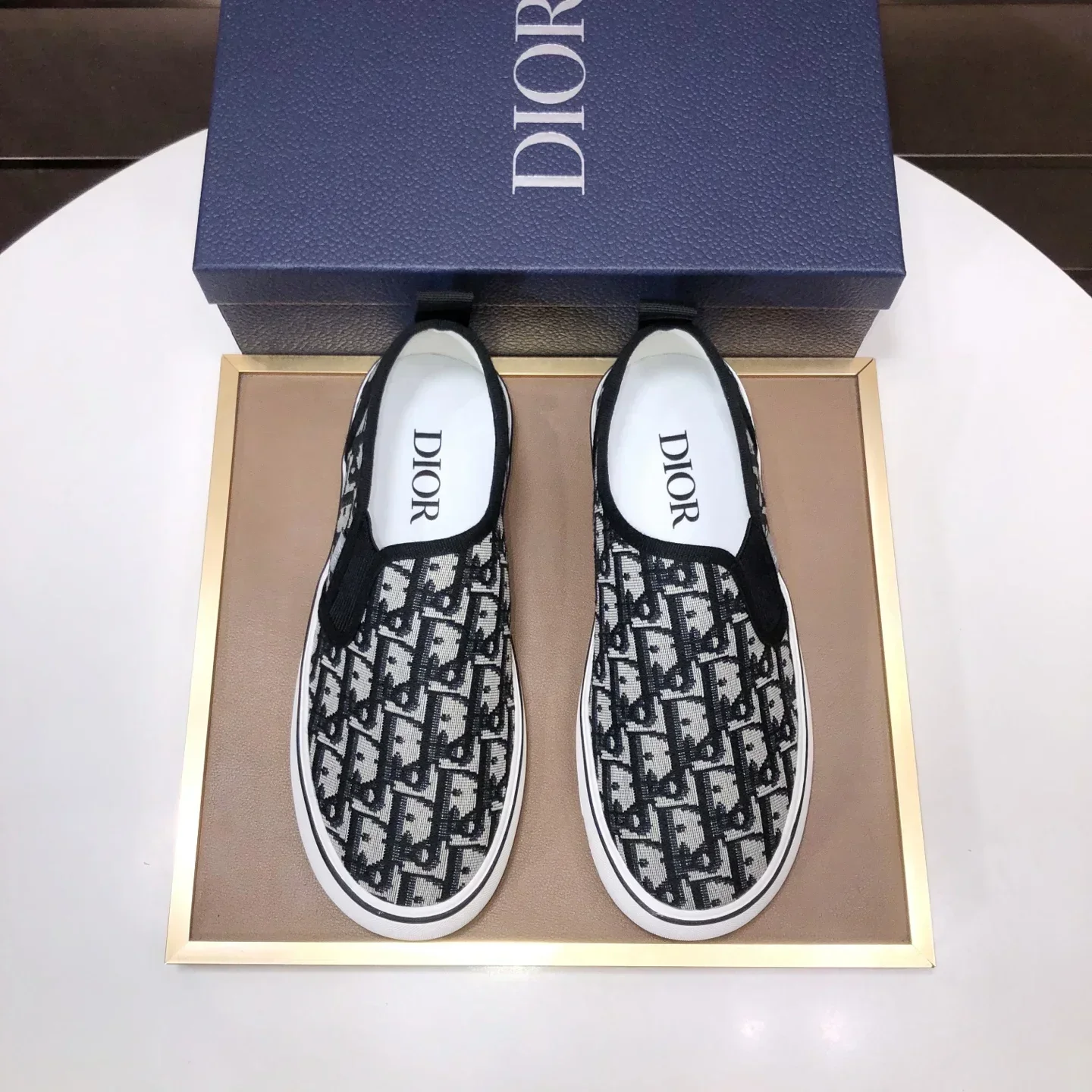 DIOR Sneakers & Trainers Canvas (Black-White) EU39-44 B40202607050197