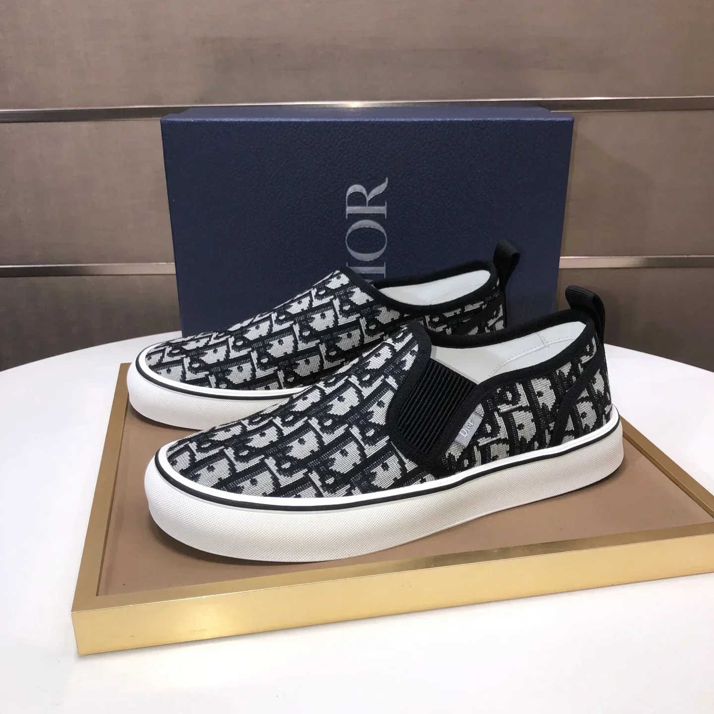 DIOR Sneakers & Trainers Canvas (Black-White) EU39-44 B40202607050197 - Image 3