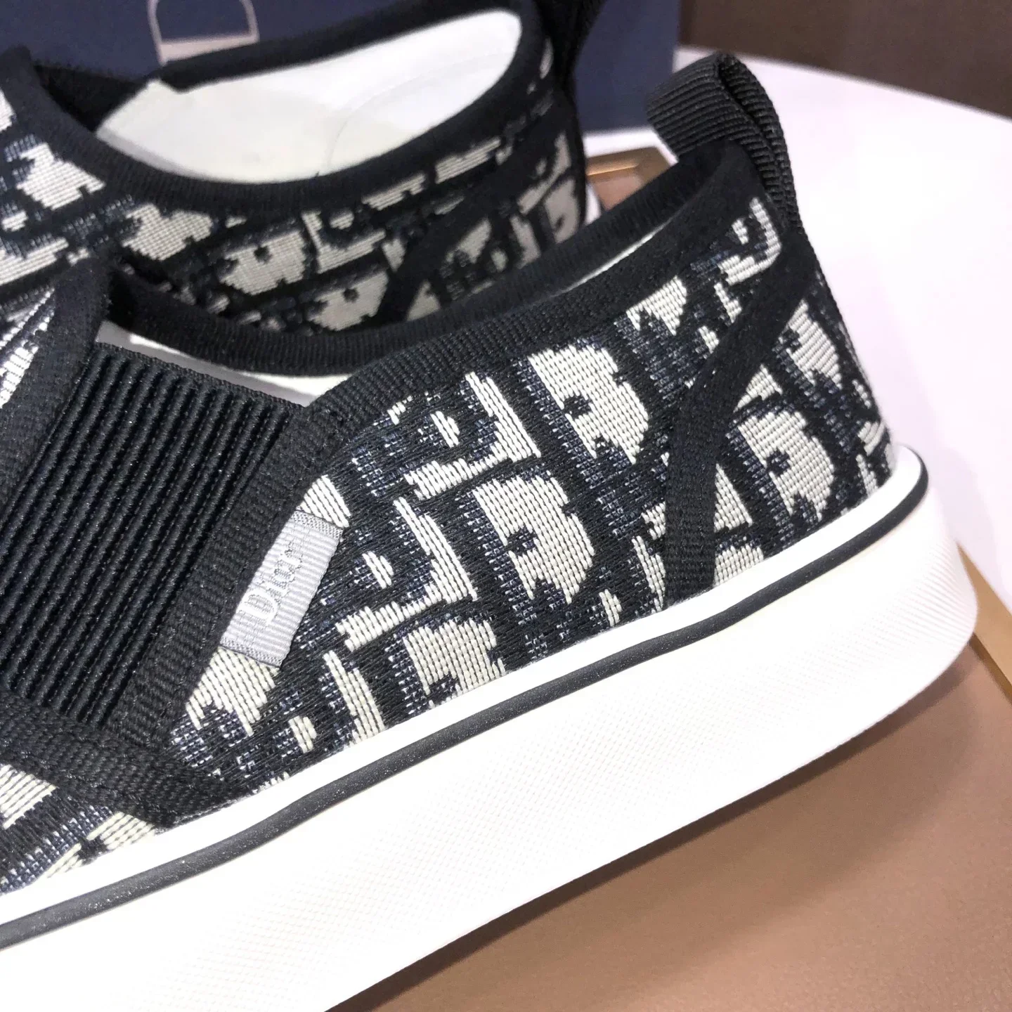 DIOR Sneakers & Trainers Canvas (Black-White) EU39-44 B40202607050197 - Image 8