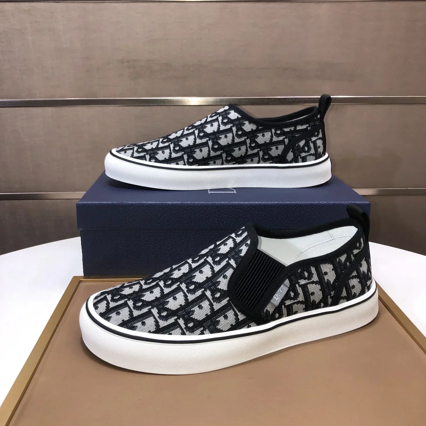 DIOR Sneakers & Trainers Canvas (Black-White) EU39-44 B40202607050197 - Image 9