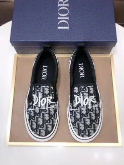 DIOR Sneakers & Trainers Canvas (Black-White) EU39-44 B40202607050204
