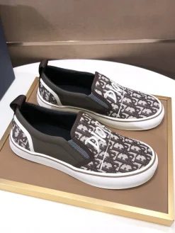 Alternative view of DIOR Sneakers & Trainers Canvas (Brown-White) EU39-44 B40202607050199