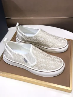Alternative view of DIOR Sneakers & Trainers Canvas (White-Beige) EU39-44 B40202607050207