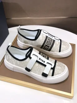 Alternative view of DIOR Sneakers & Trainers Canvas (White-Black) EU39-44 B40202607050208