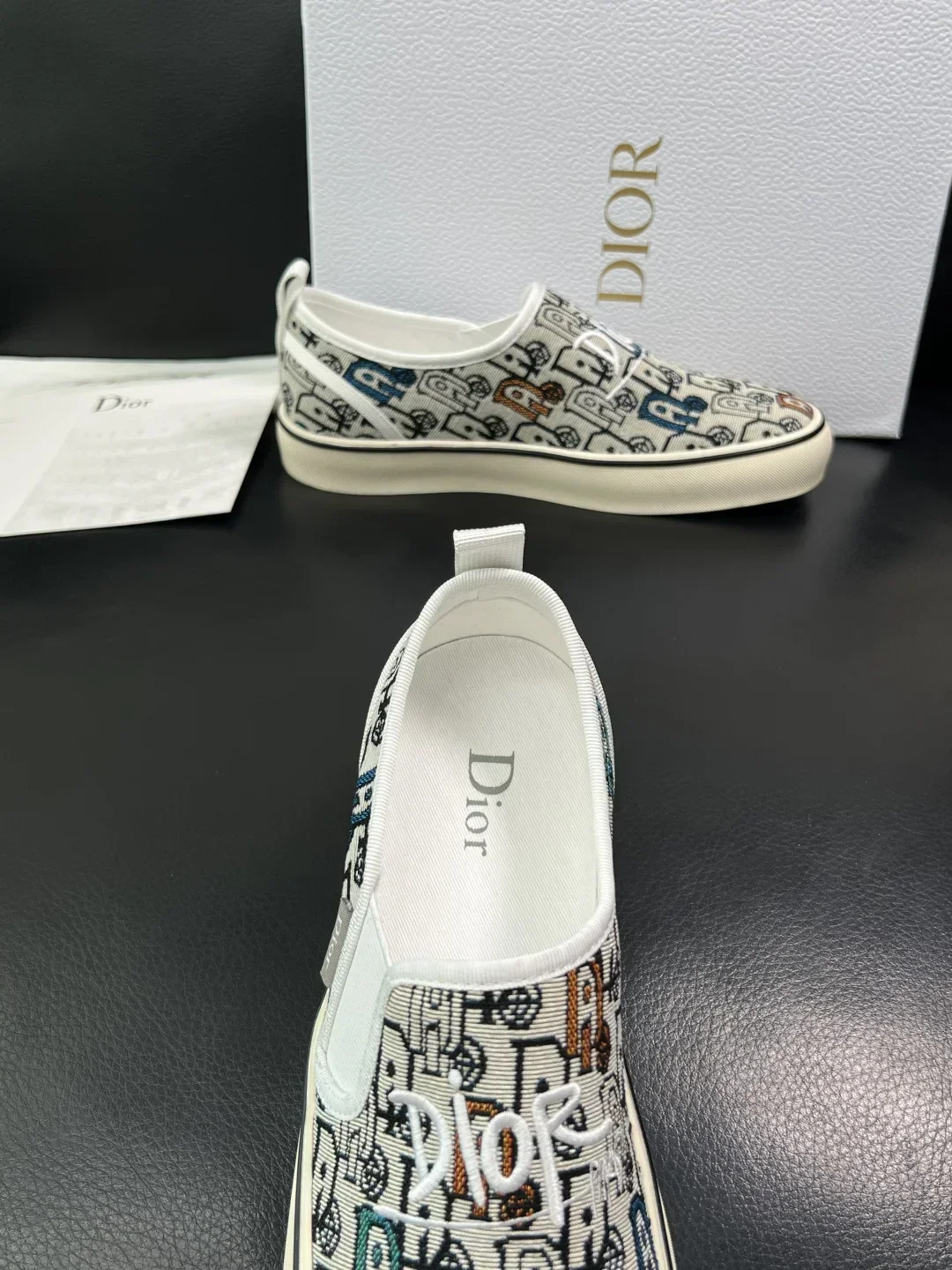 DIOR Sneakers & Trainers Canvas (White-Blue-Brown-Black) EU39-44 B80202607050226 - Image 7