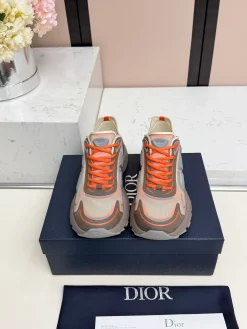 Alternative view of DIOR Sneakers & Trainers Mesh Rubber (Orange-Beige-Brown-Grey) EU39-45 B70202607051316