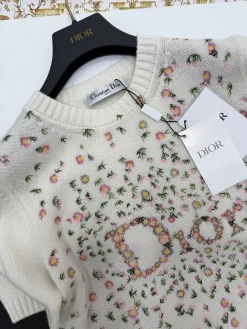 Alternative view of DIOR Sweaters & Knitwear Cashmere (White-Pink-Yellow-Green) S-L C85202607050315