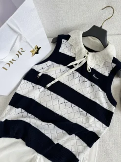 DIOR Sweaters & Knitwear Knit (Navy-White) S-L B80202607051540