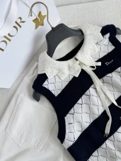 Alternative view of DIOR Sweaters & Knitwear Knit (Navy-White) S-L B80202607051540