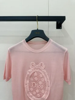 Alternative view of DIOR Sweaters & Knitwear Lightweight Knit (Pink) 36-40 C15202607050307