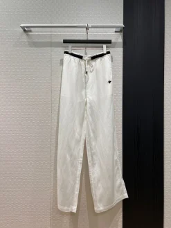 DIOR Trousers & Shorts Linen (White) S-L B80202607051543