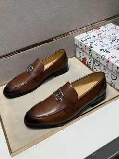 Alternative view of DOLCE & GABBANA Formal Shoes Calf Leather (Brown-Black) EU38-44 B50202607051129