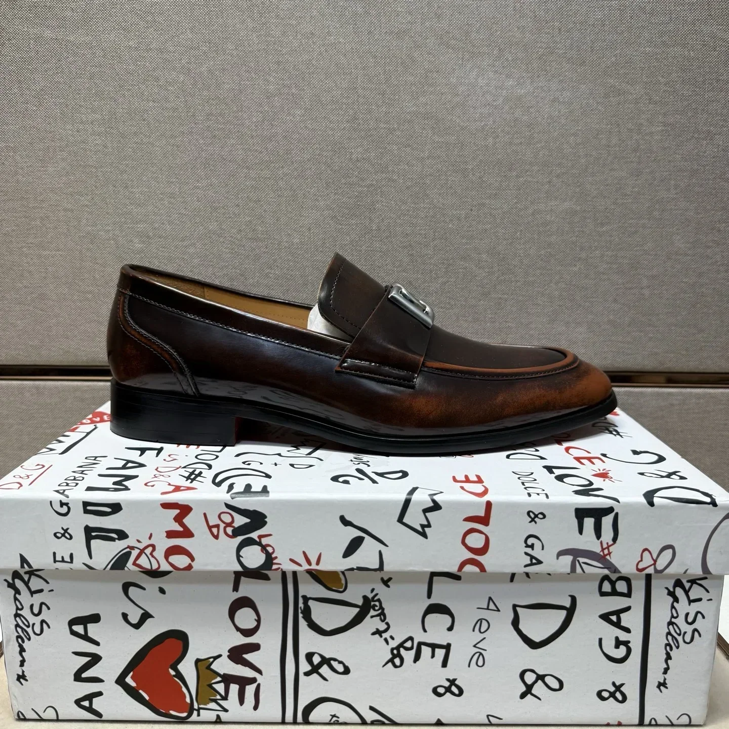DOLCE & GABBANA Formal Shoes Calf Leather (Brown) EU38-44 B50202607051130 - Image 3