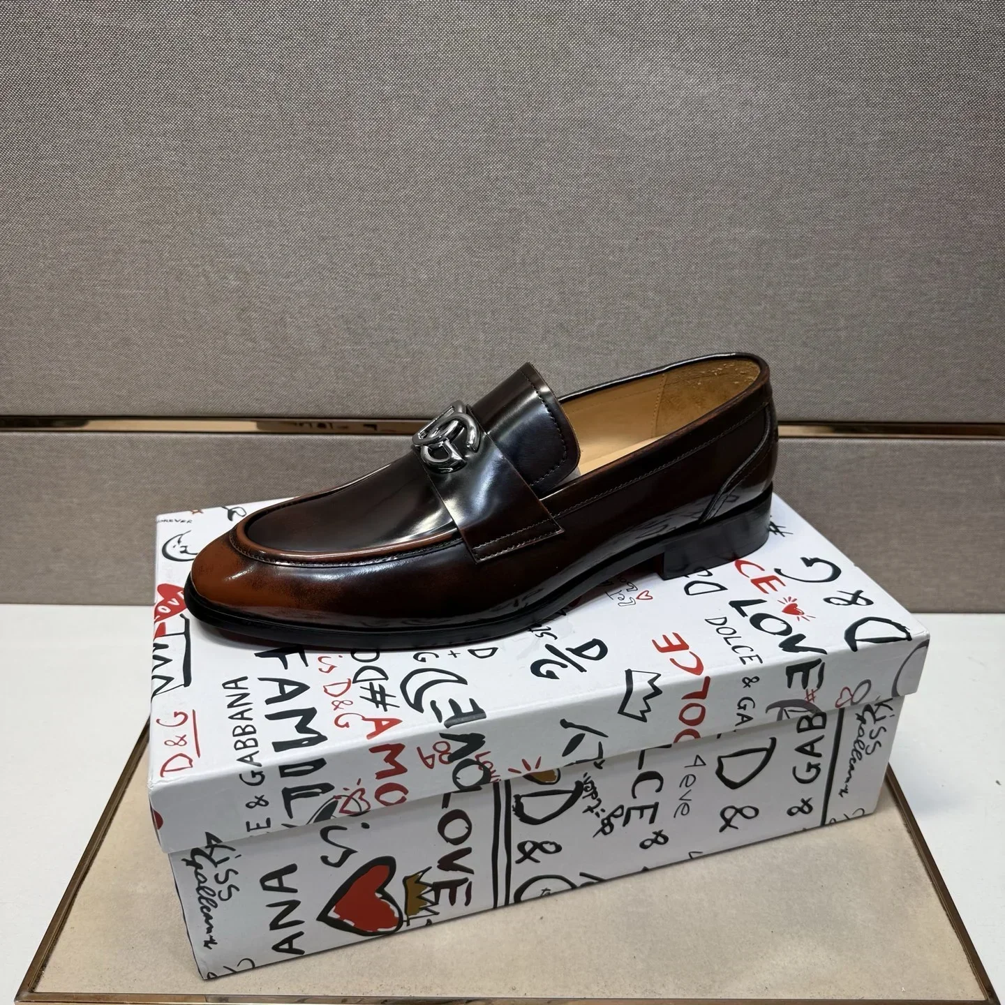 DOLCE & GABBANA Formal Shoes Calf Leather (Brown) EU38-44 B50202607051130 - Image 4