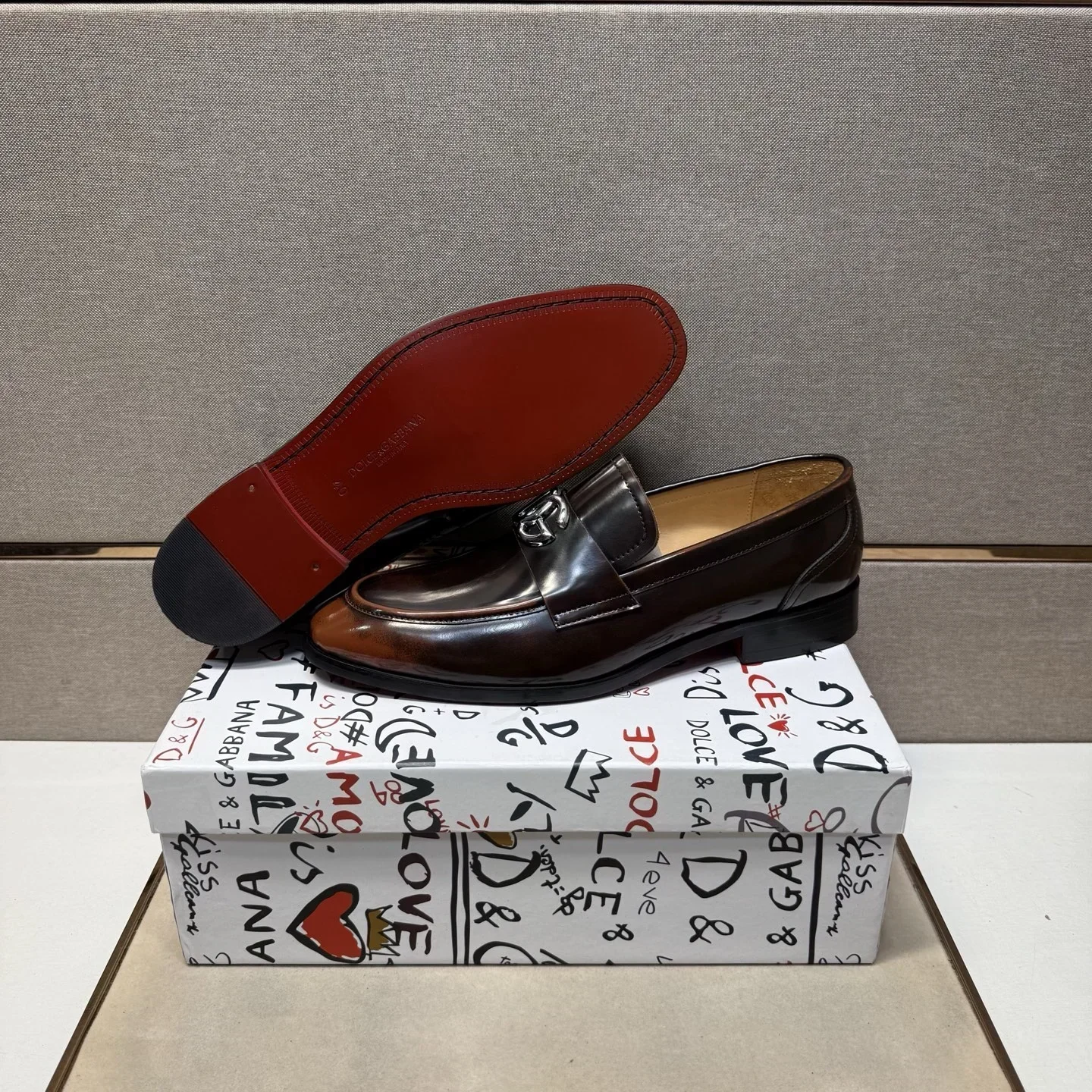 DOLCE & GABBANA Formal Shoes Calf Leather (Brown) EU38-44 B50202607051130 - Image 8