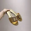 DOLCE & GABBANA Slides & Slippers Metallic Leather (Gold) EU35-42 B60202607051228