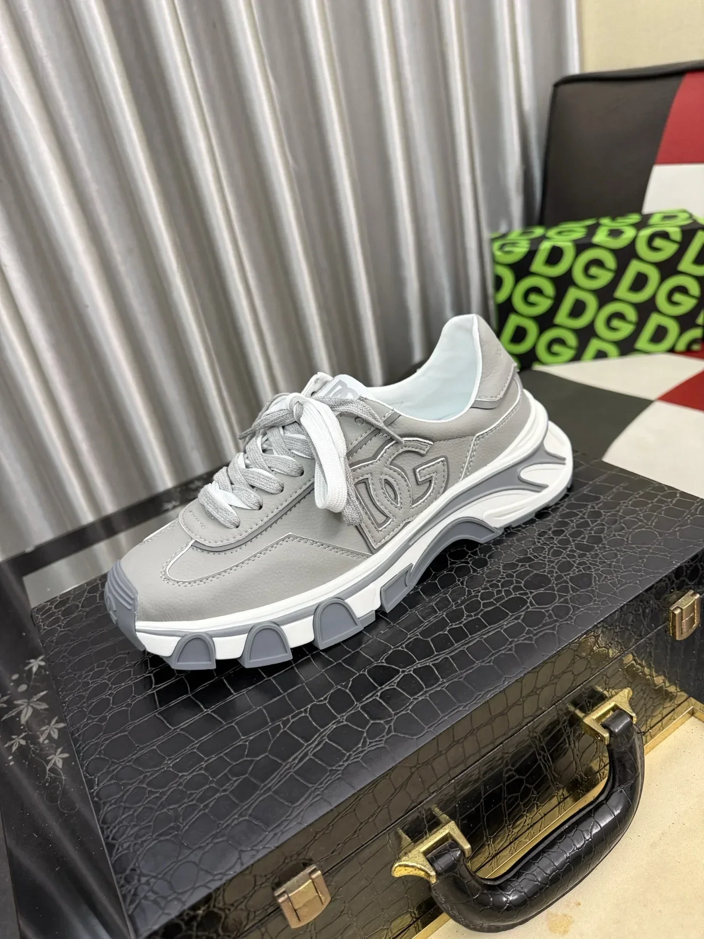 DOLCE & GABBANA Sneakers & Trainers Calfskin (Gray-White) EU36-46 B70202607051318