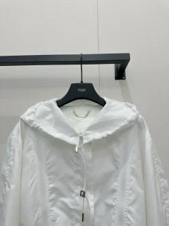 Alternative view of FENDI Coats & Jackets Nylon (White) S-L D55202607050320