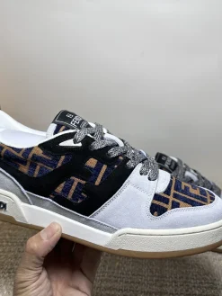Alternative view of FENDI Sneakers & Trainers Canvas Suede (Black-White-Brown) EU39-45 B80202607051369