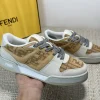 FENDI Sneakers & Trainers Suede Canvas (Brown-White) EU35-45 B80202607051370