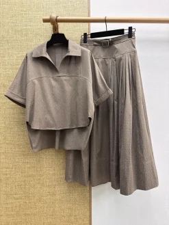 FENDI Suits Fabric (Brown) S-L D45202607052377