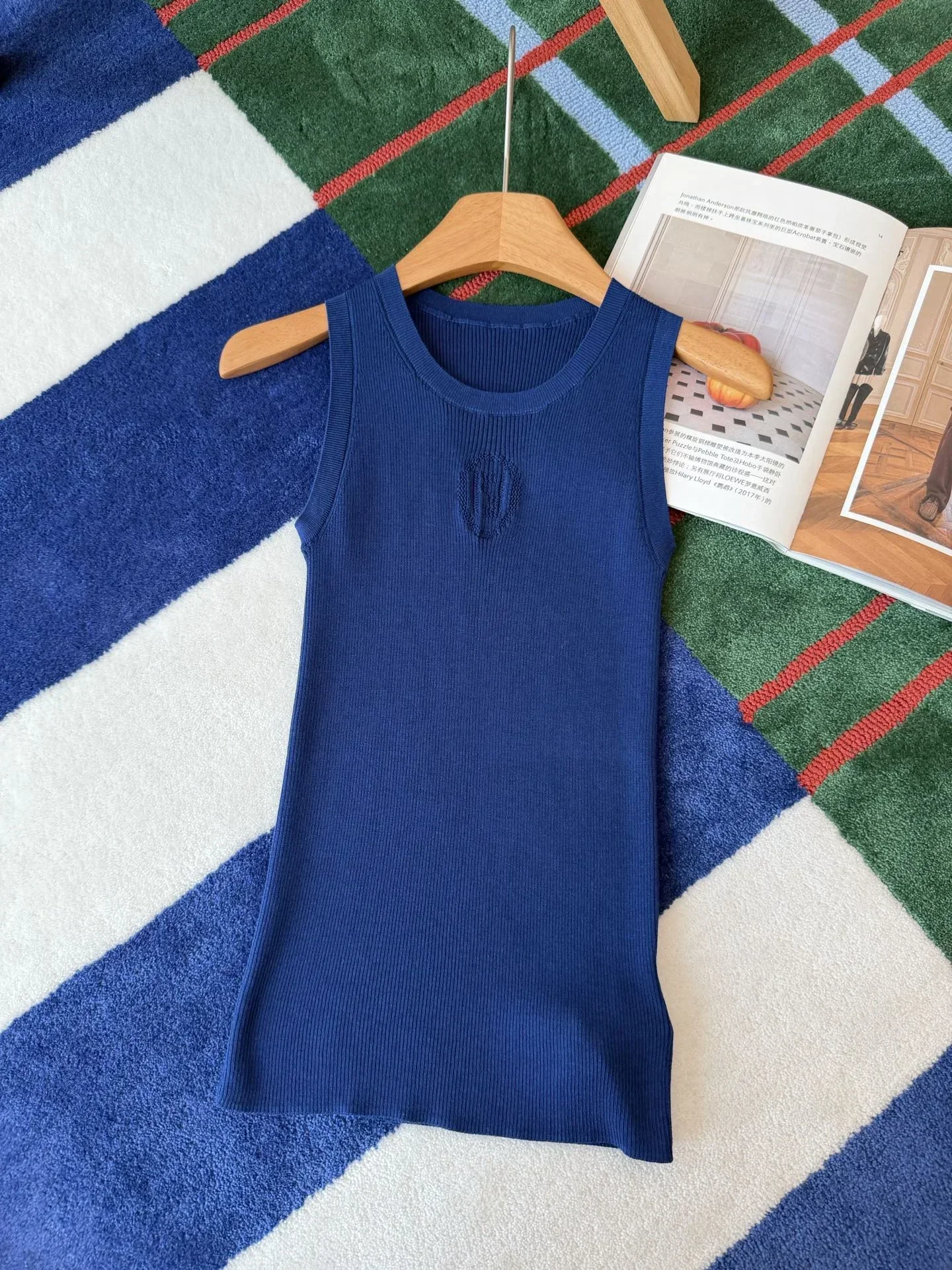 FENDI T-shirts & Vests Knit Fabric (Blue) S-M-L B05202607050725