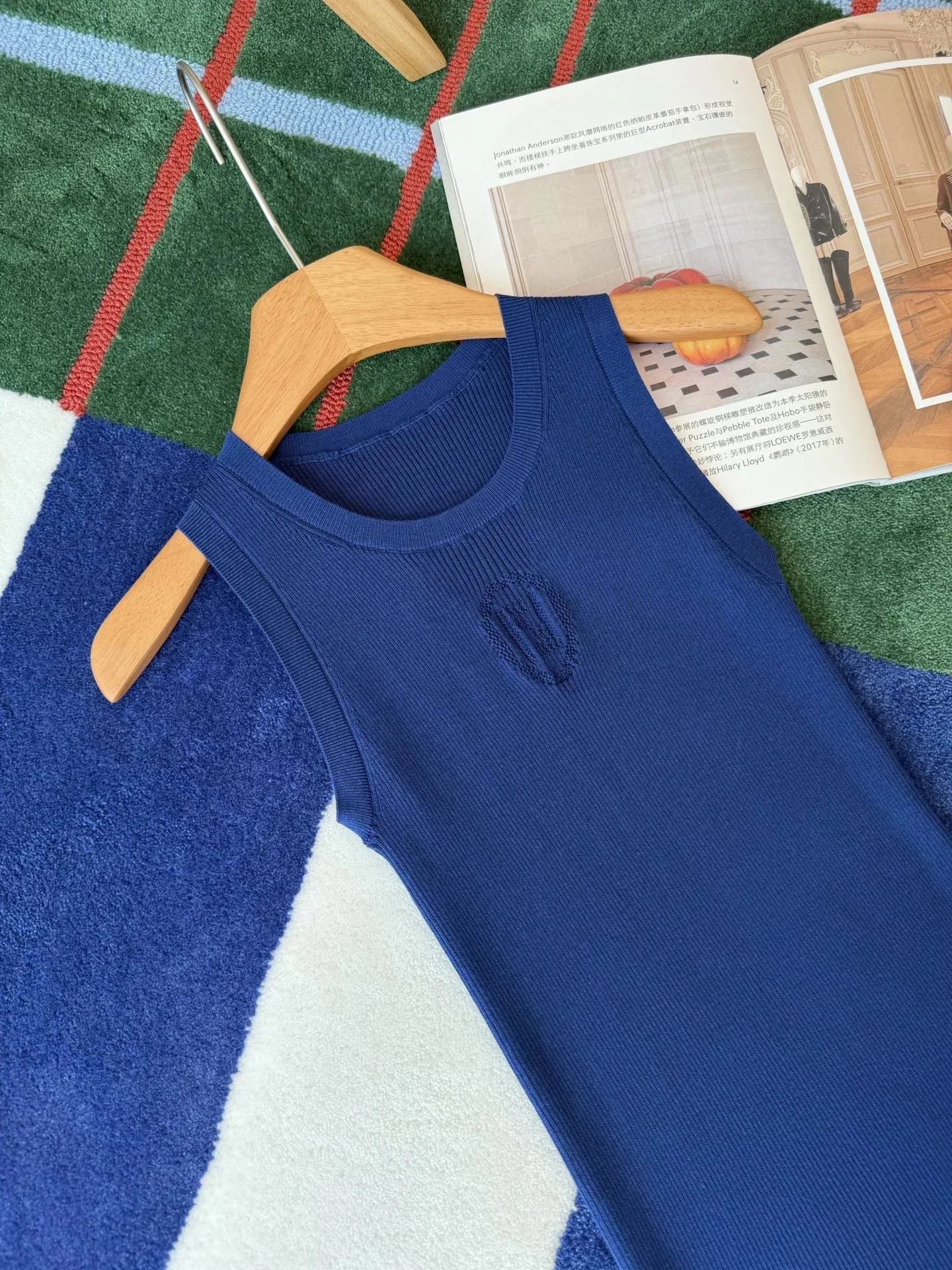 FENDI T-shirts & Vests Knit Fabric (Blue) S-M-L B05202607050725 - Image 2
