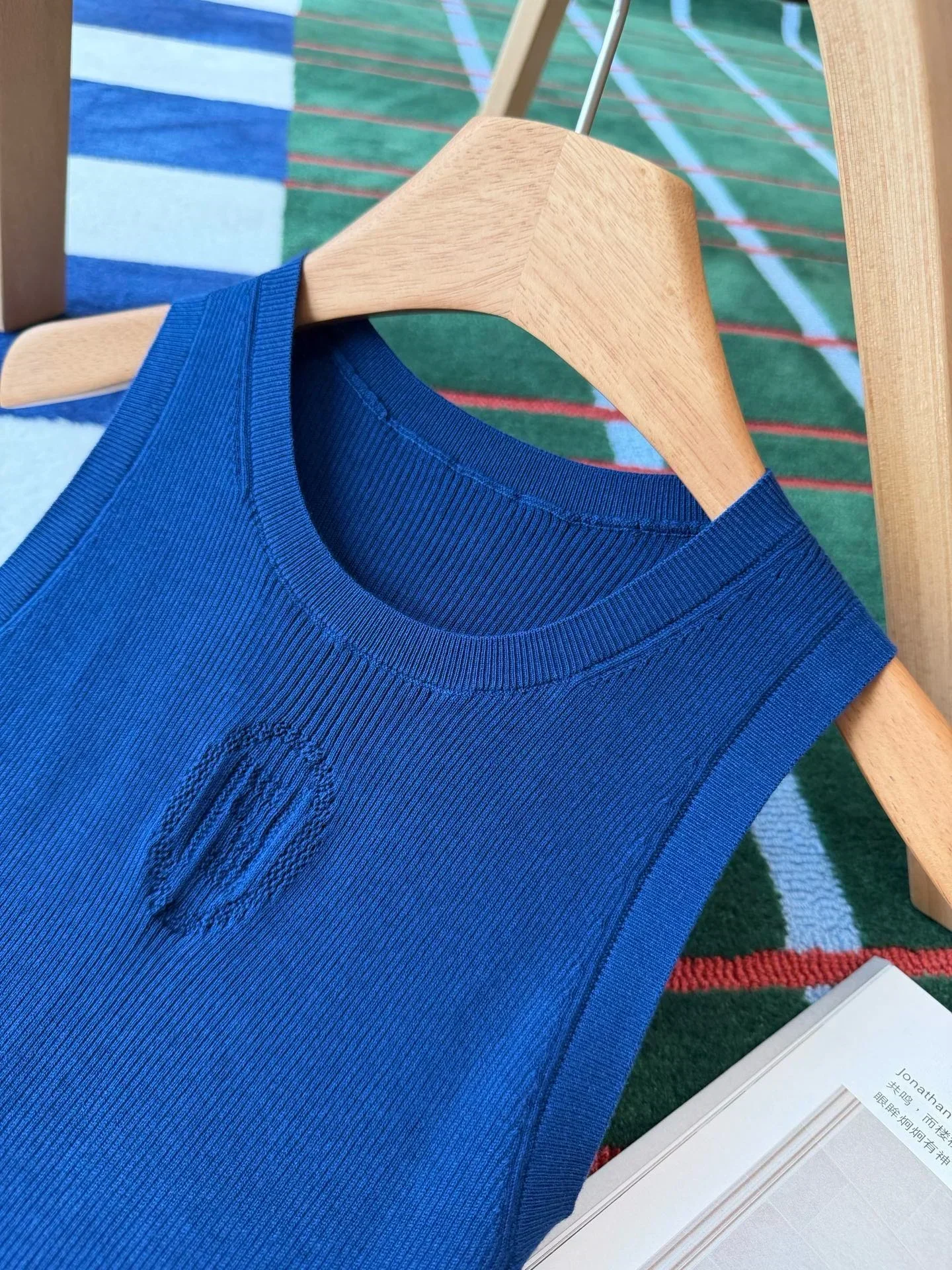 FENDI T-shirts & Vests Knit Fabric (Blue) S-M-L B05202607050725 - Image 8
