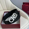 FERRAGAMO Belts Calf Leather 3.5cm Width A60202607050295