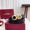 FERRAGAMO Belts Calf Leather 3.5cm Width A60202607050306