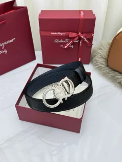 FERRAGAMO Belts Leather 3.5cm Width A70202607050285