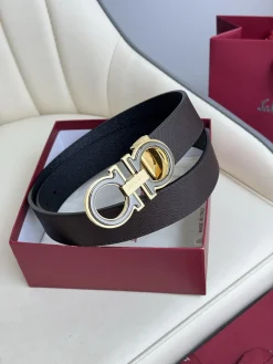 FERRAGAMO Belts Leather 3.5cm Width A70202607050290