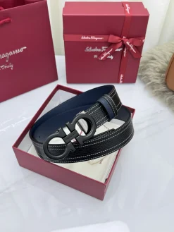 FERRAGAMO Belts Leather 3.5cm Width A70202607050299