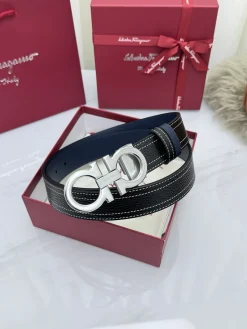FERRAGAMO Belts Leather 3.5cm Width A70202607050300