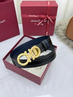 FERRAGAMO Belts Leather 3.5cm Width A70202607050302