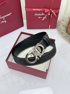 FERRAGAMO Belts Leather 3.5cm Width A70202607050313