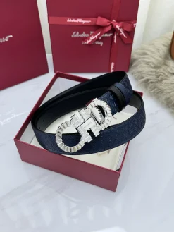 FERRAGAMO Belts Leather 3.5cm Width A70202607050315